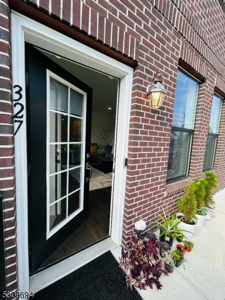 a view of front door of house