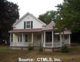 front view of a house with a porch