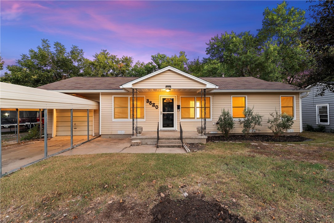 a front view of a house with a porch