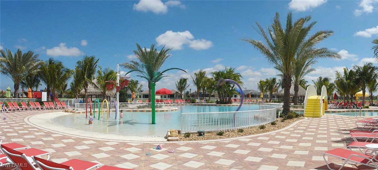 a view of outdoor space with swimming pool