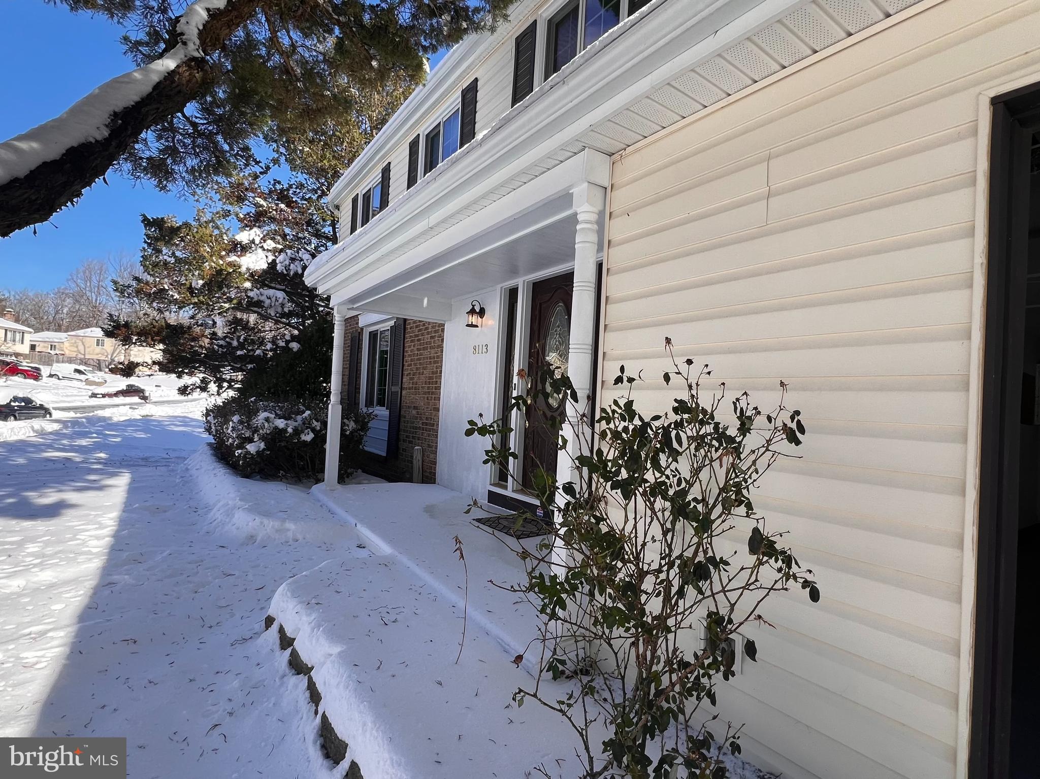 3 level colonial with front porch