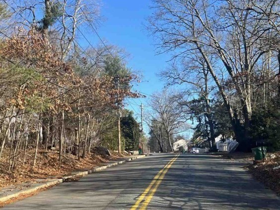 a view of a city street