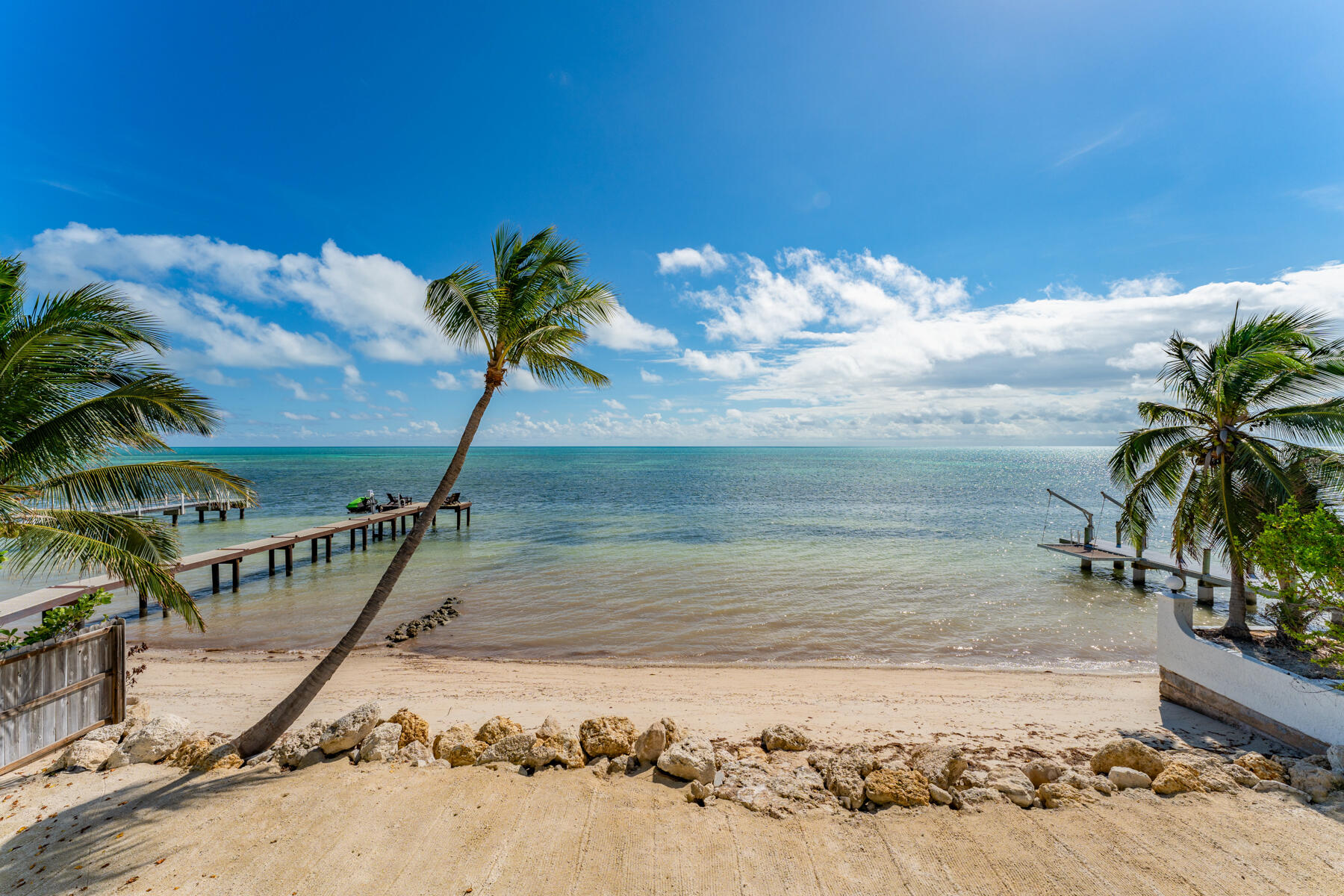 Private beach