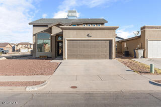 a view of a house with a outdoor space