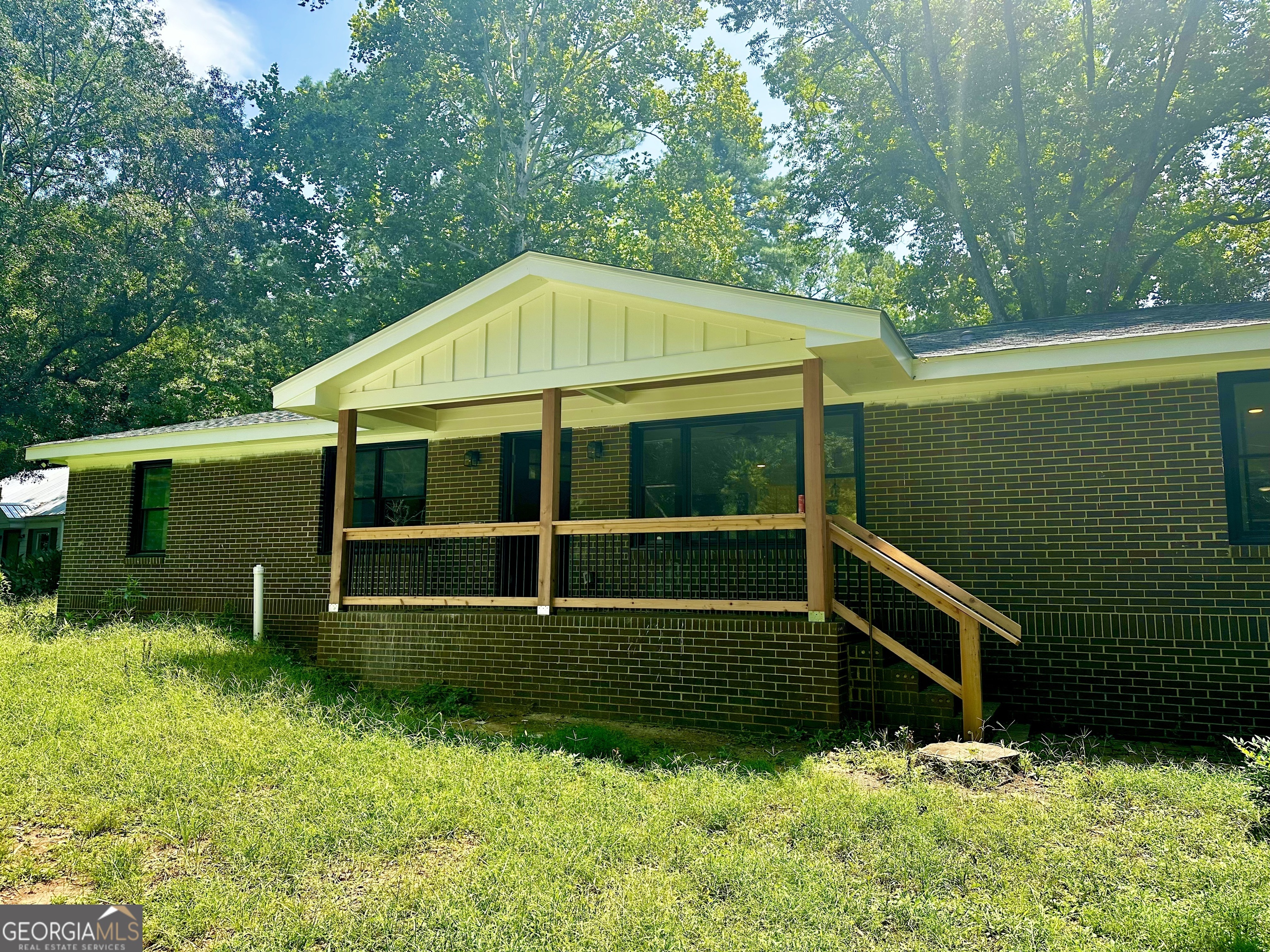 a view of outdoor space and yard