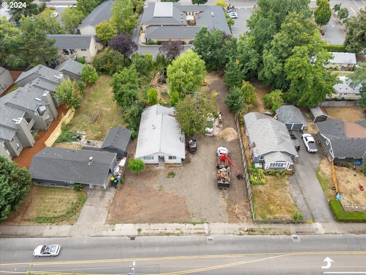 an aerial view of a