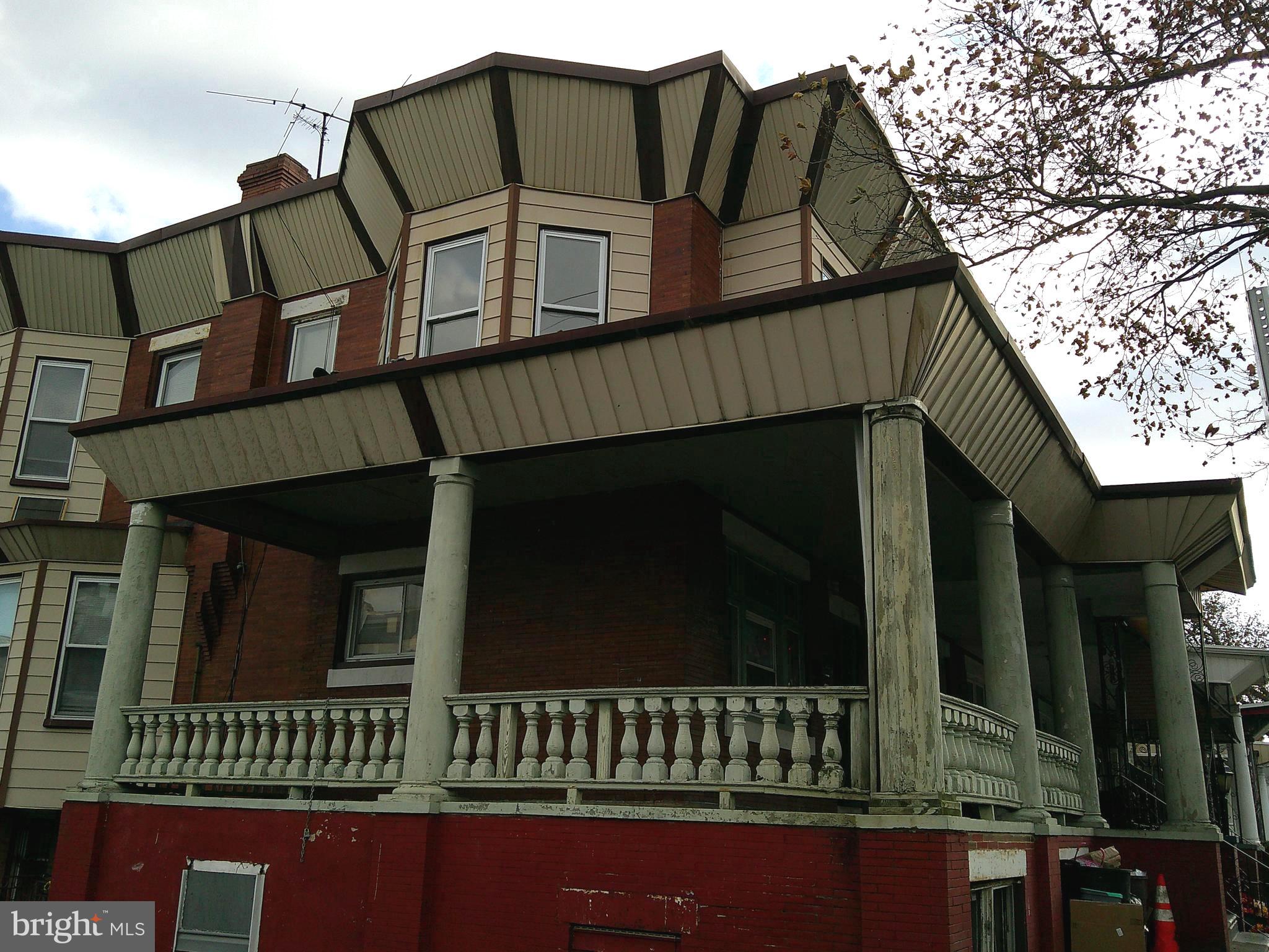 a view of a house with a balcony