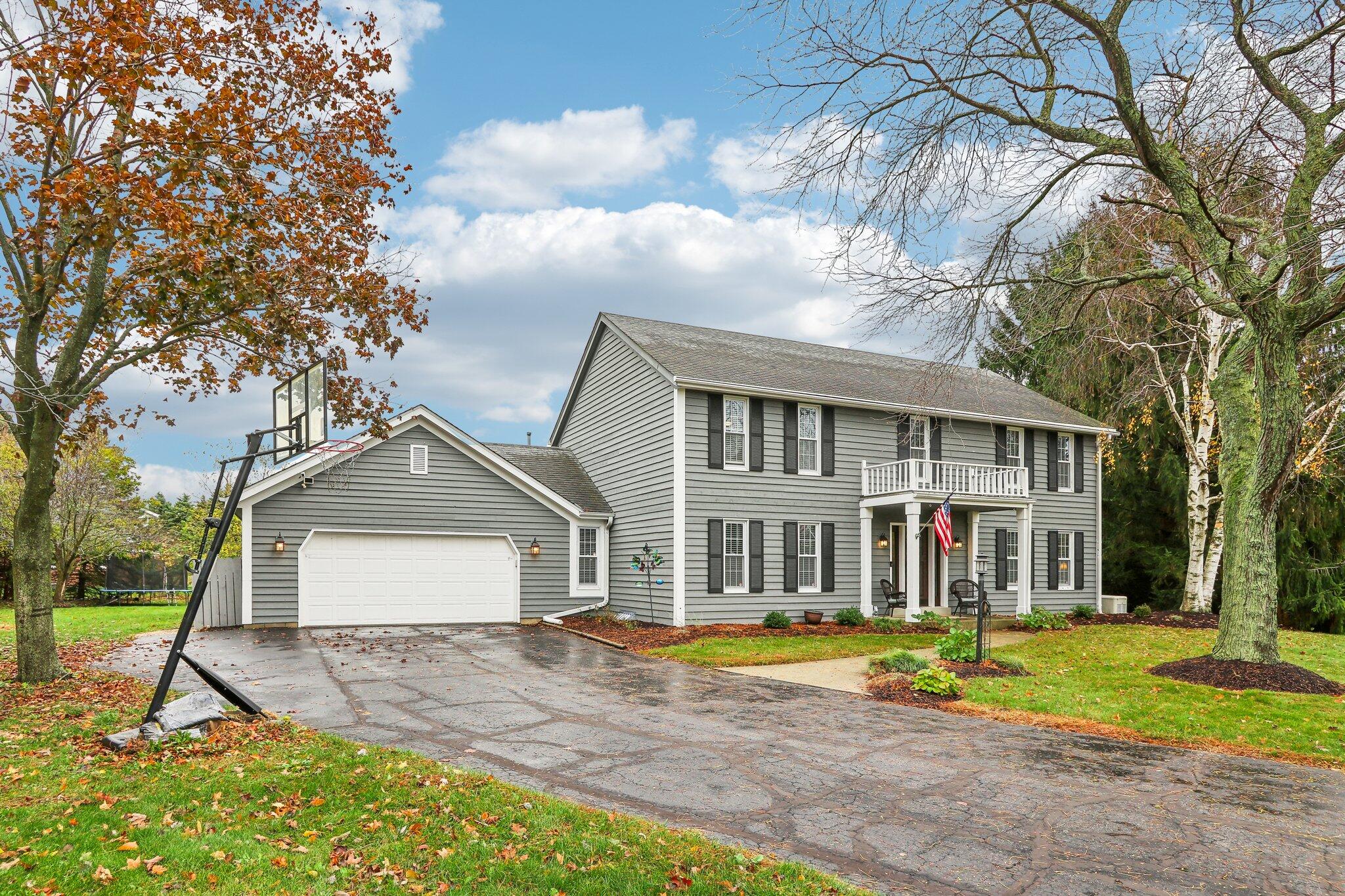 Front Left and garage