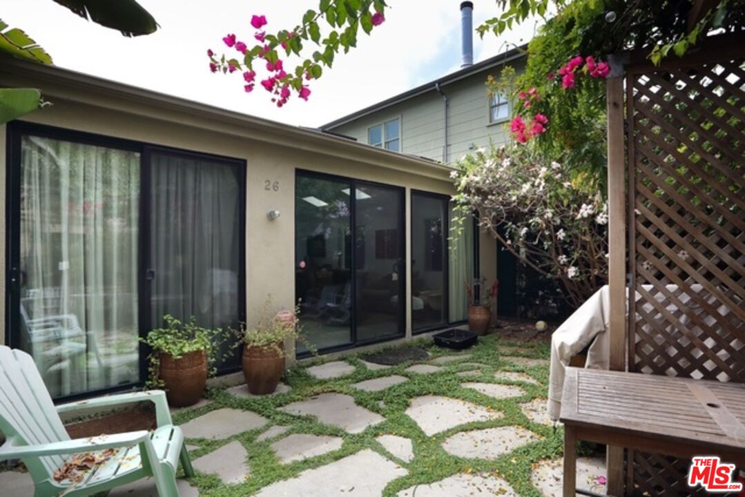 a view of a house with patio