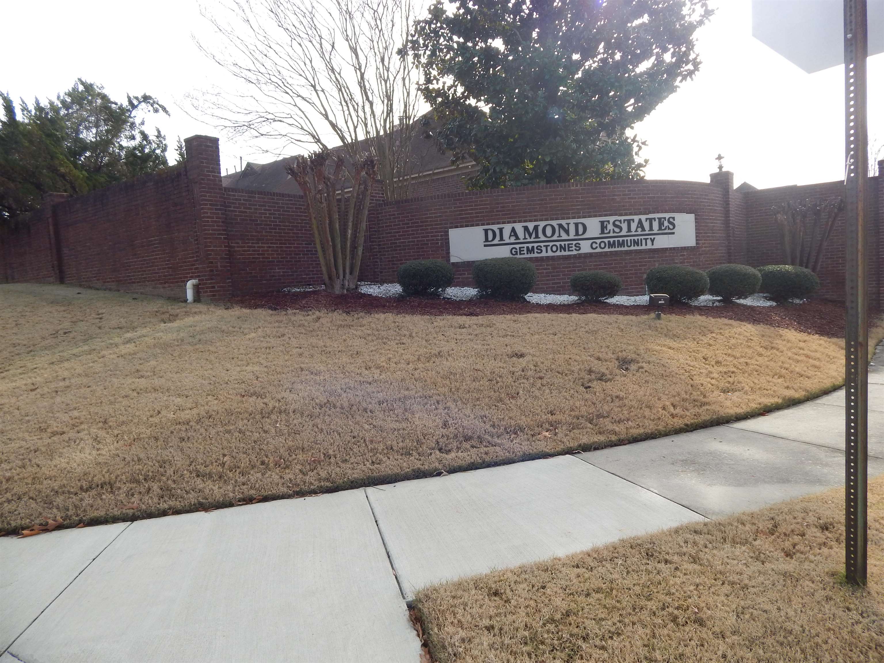 a view of outdoor space with sign board