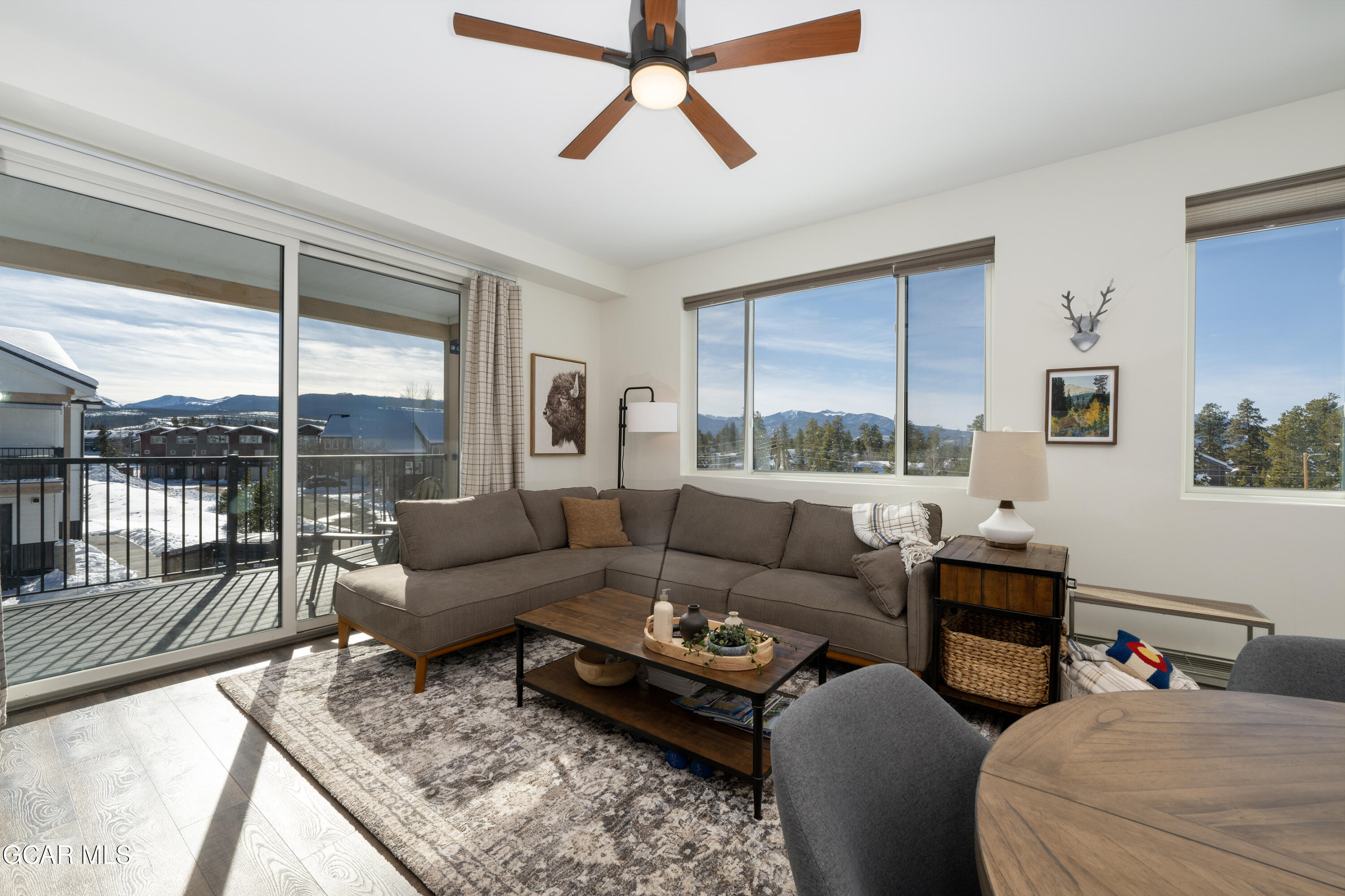 Living room with views