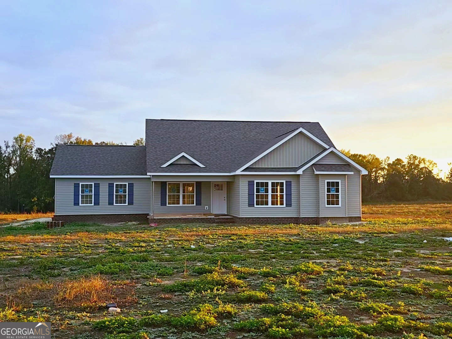 front view of house with a yard