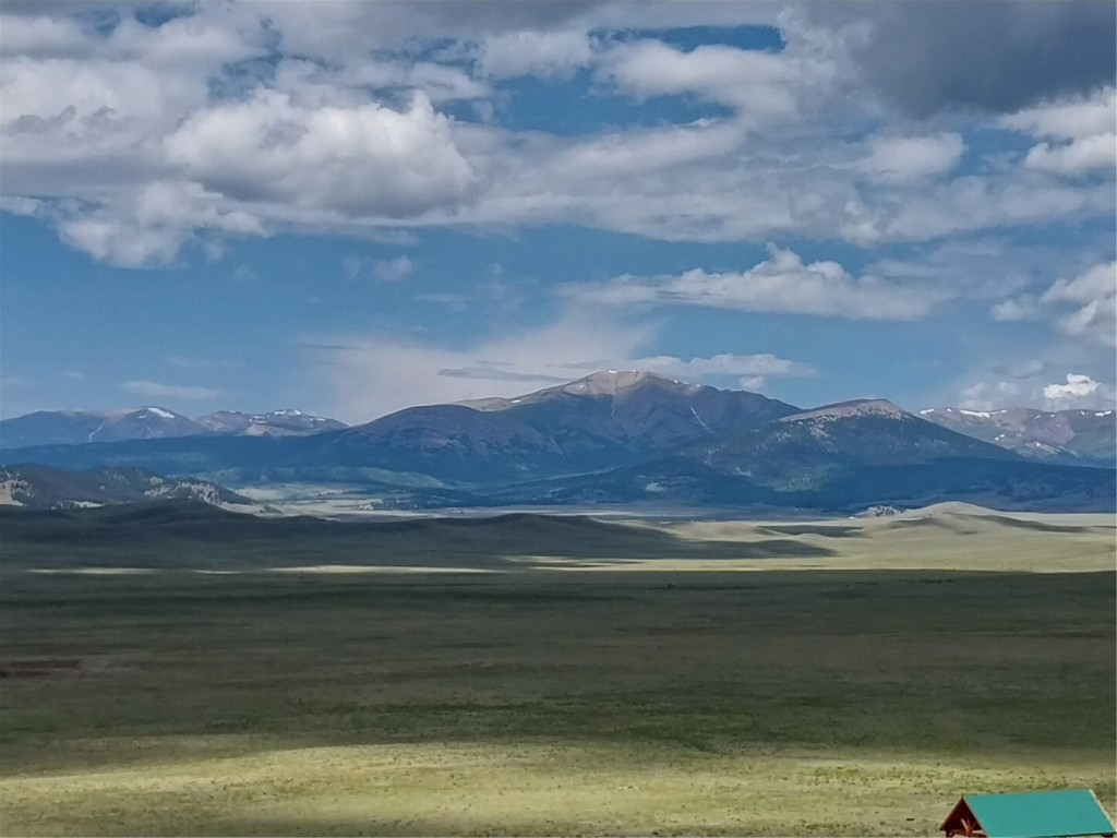 a view of lake with mountain