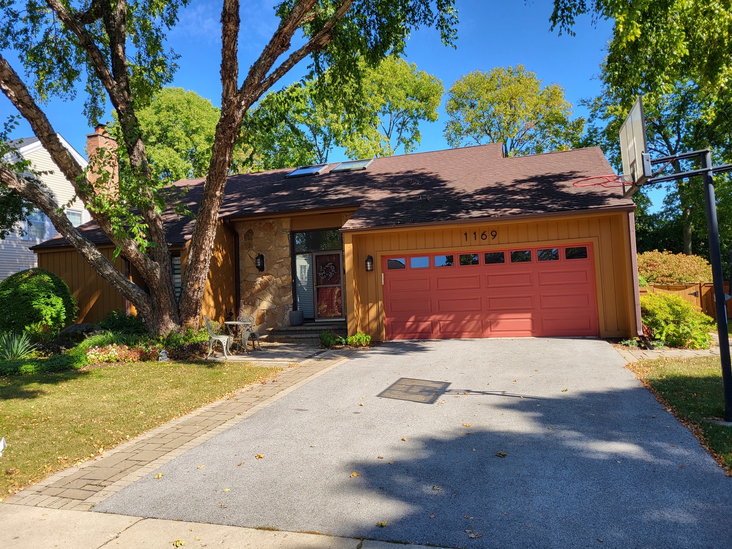 a view of outdoor space and yard