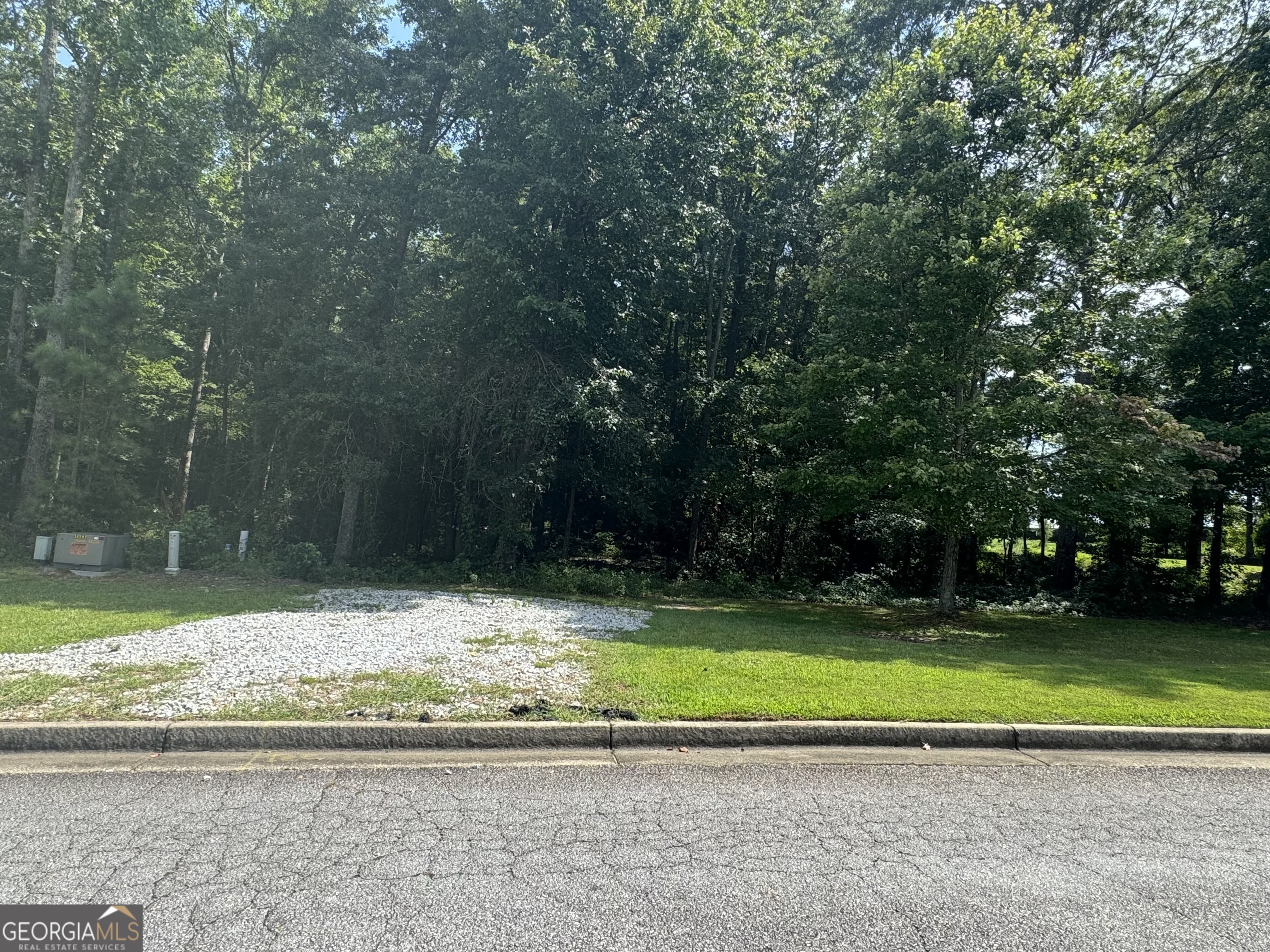 a view of a swimming pool and a yard