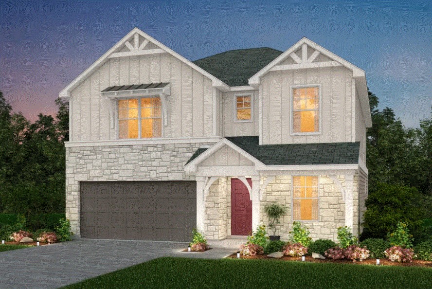 Pulte Homes, Kisko elevation Y, rendering