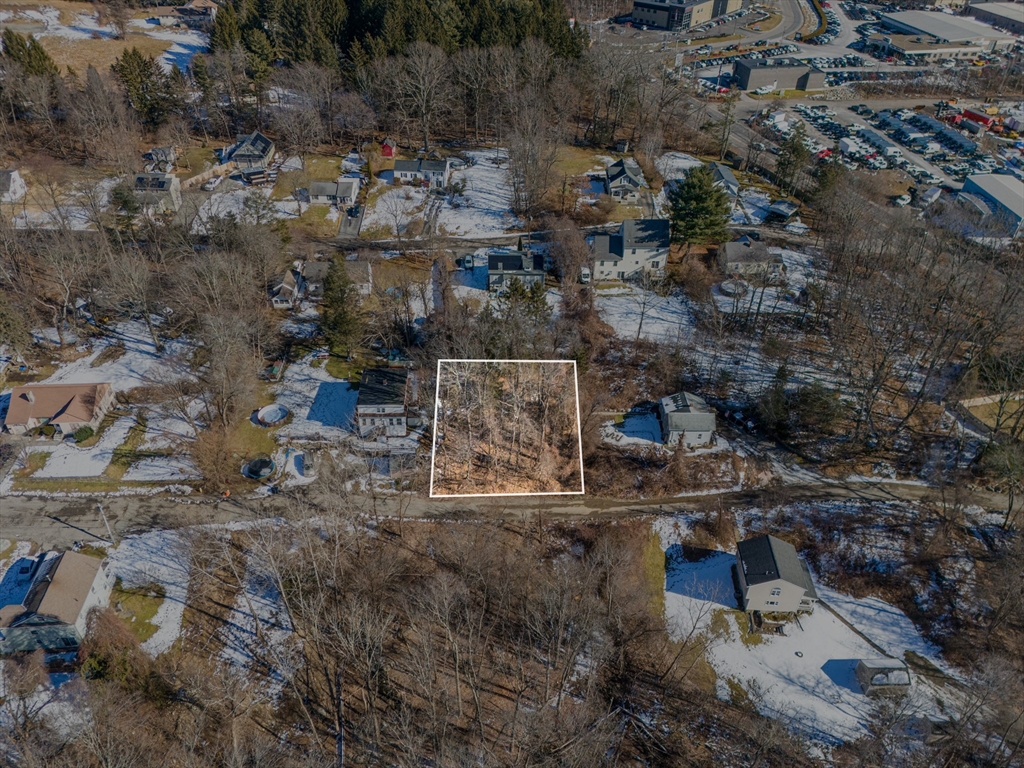 a bird view of house