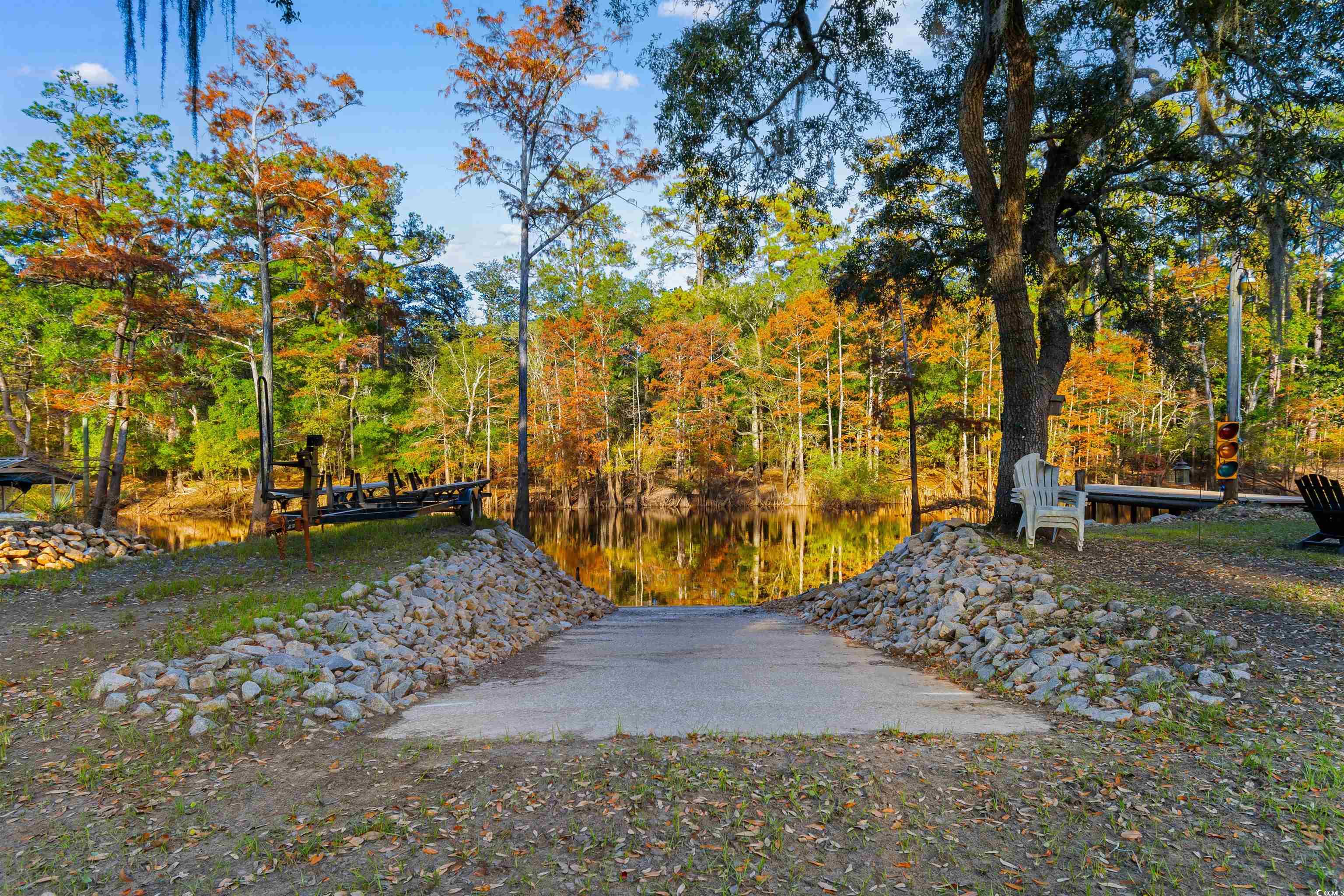 View of road featuring a water view