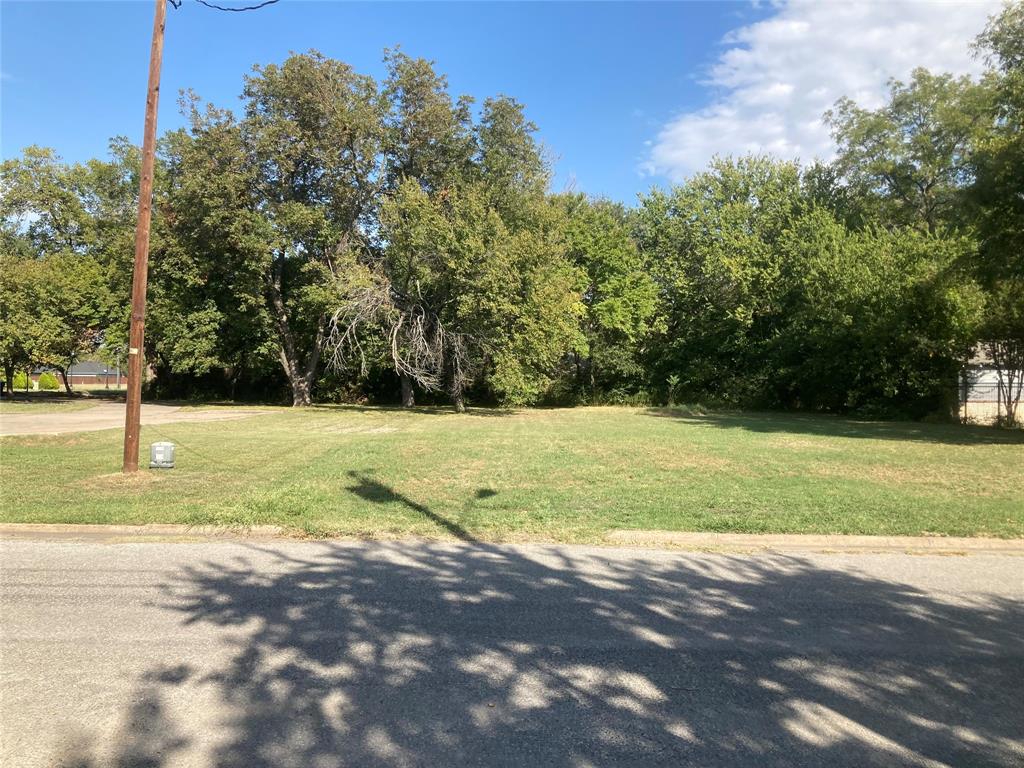 a view of yard with trees