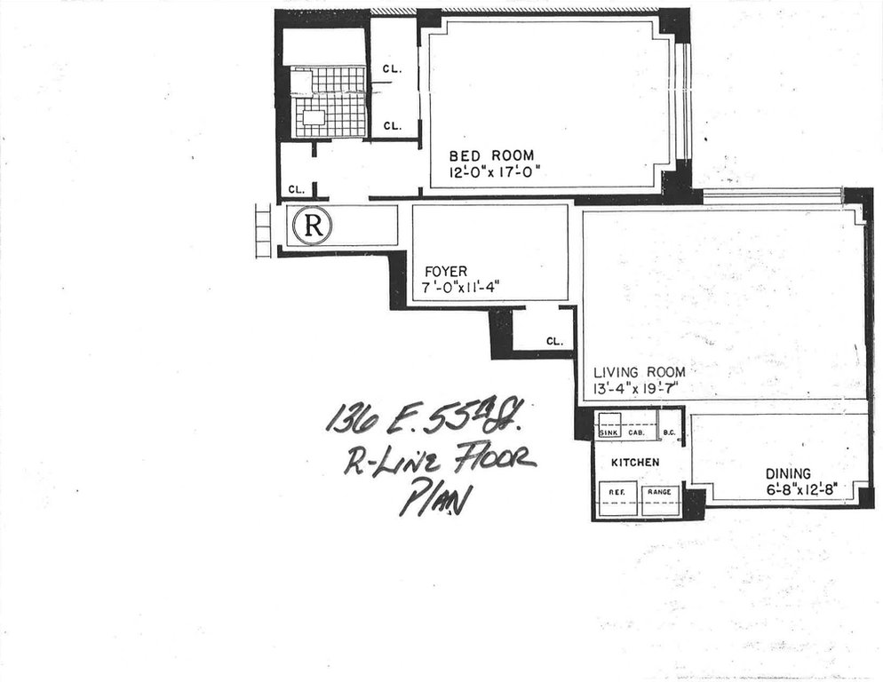 a picture of a floor plan