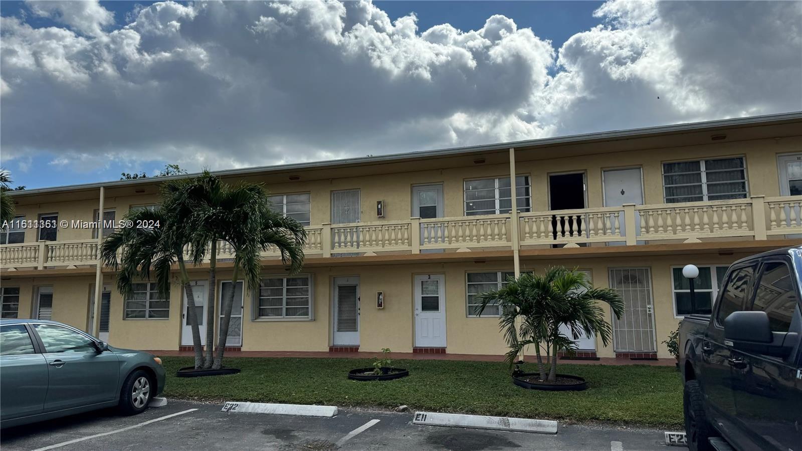 a view of a building with a entryway