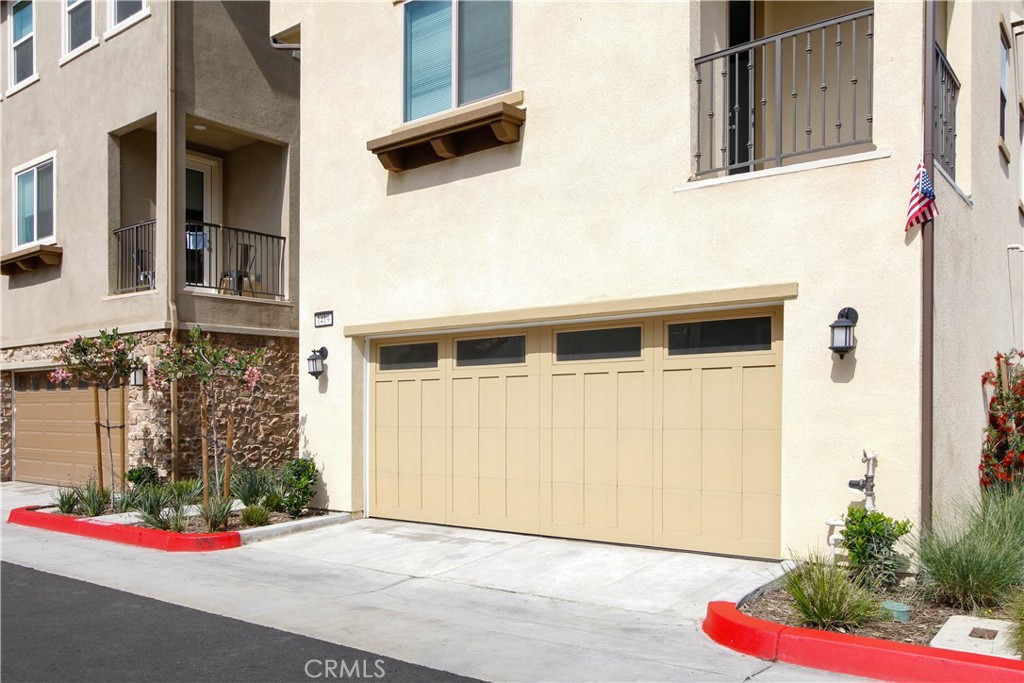 a front view of a house with entryway