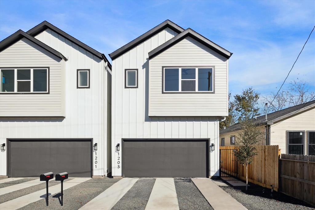 New construction with amazing curb appeal and quality craftsmanship situated in the popular Sunset Heights. 1203 E 27th is a Modern Farmhouse style 2 story 3 bedroom 2.5 bath home with attached two car garage and double wide driveway