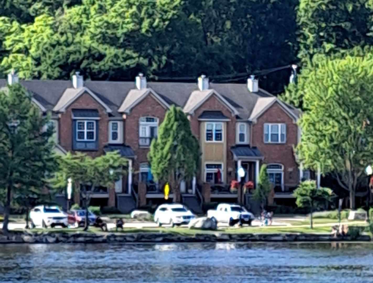 a front view of a house with lots of sitting space