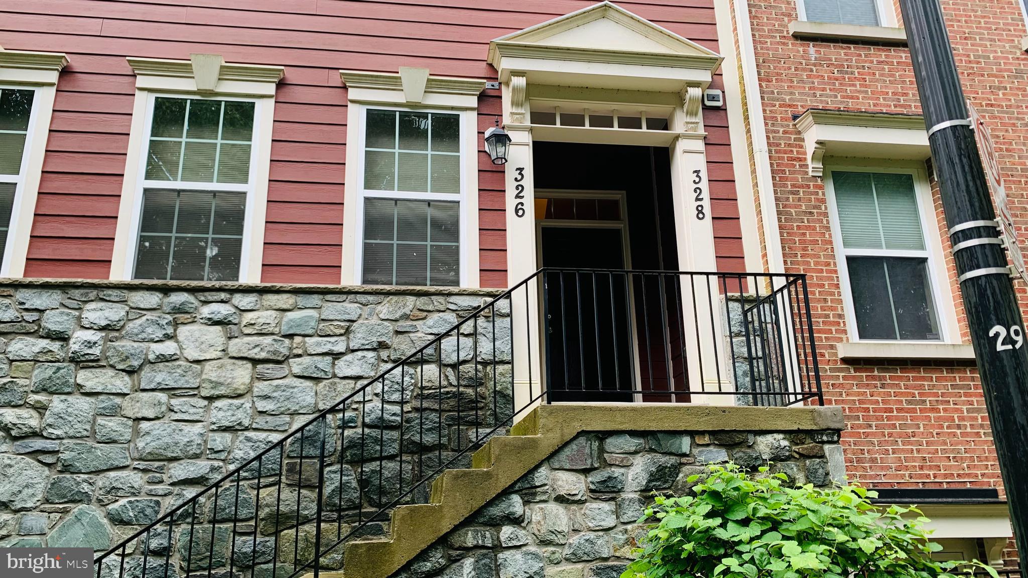 front view of a house with a window