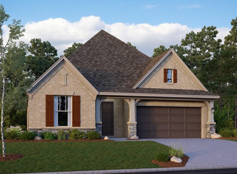 Welcome home to 31718 Redbud Blossom Lane located in the community of The Meadows at Imperial Oaks zoned to Conroe ISD.