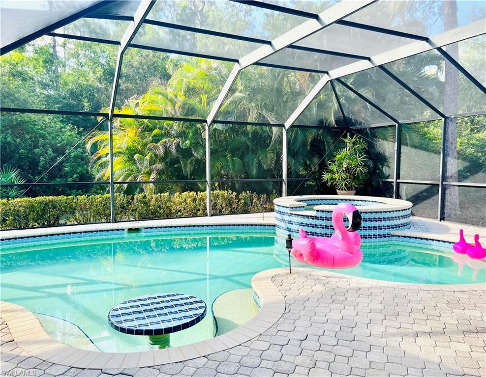 a view of outdoor space yard and swimming pool