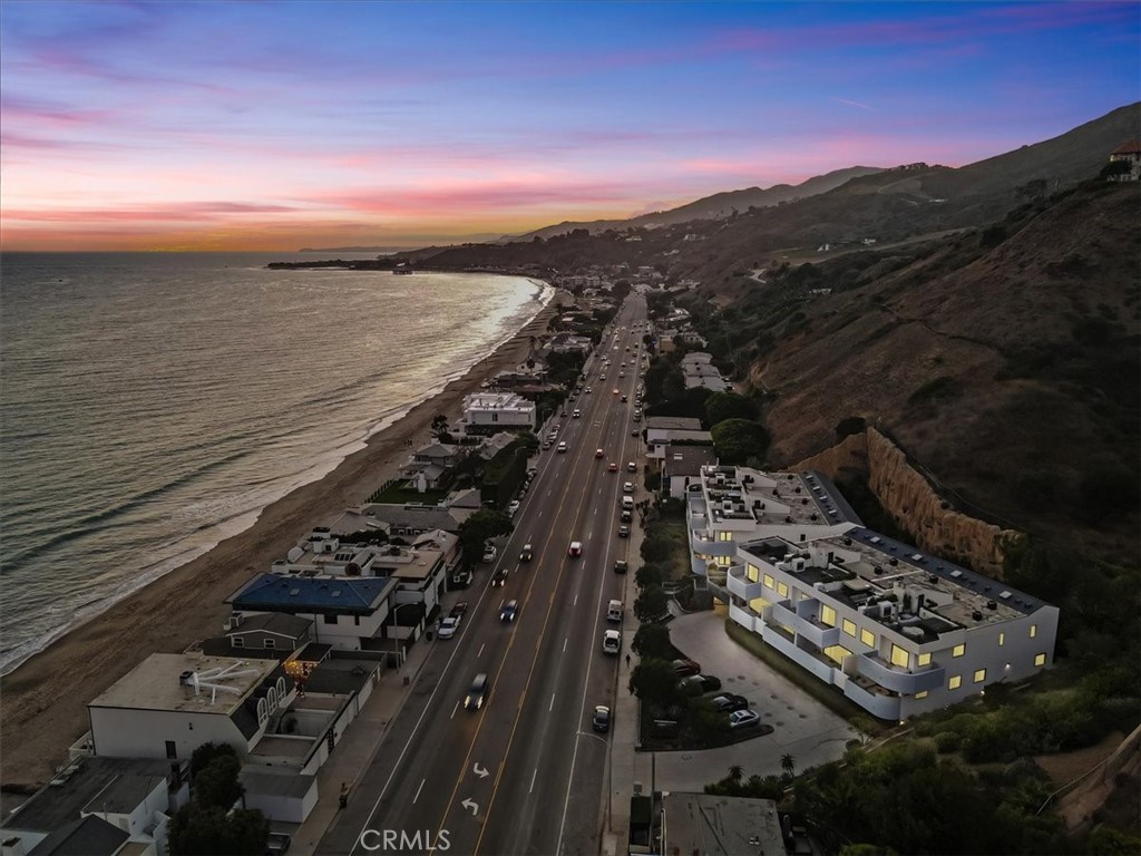 a view of city and ocean