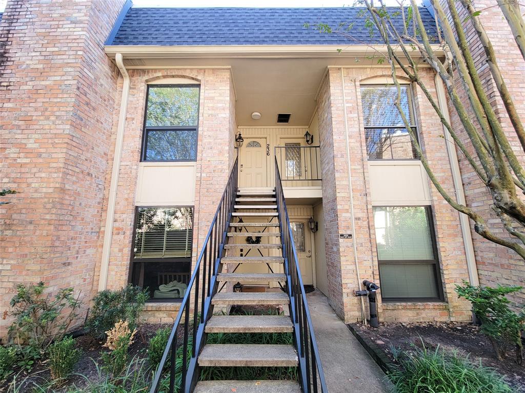 a view of a front door of house