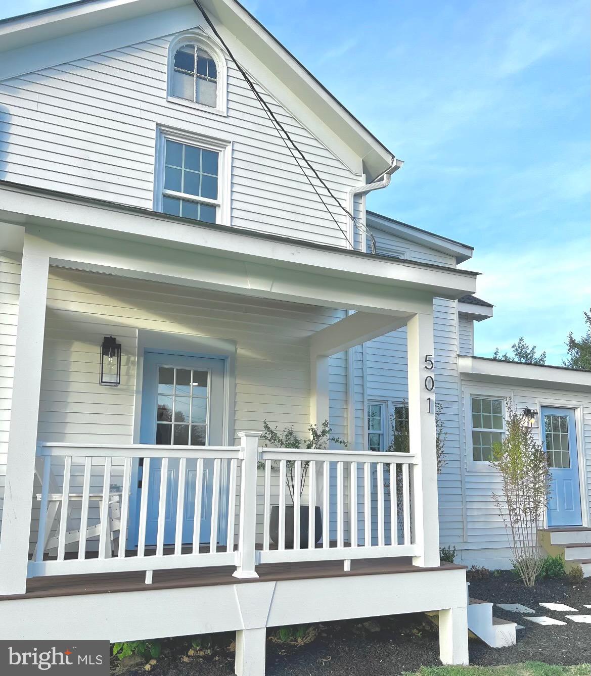 a view of a house with a deck