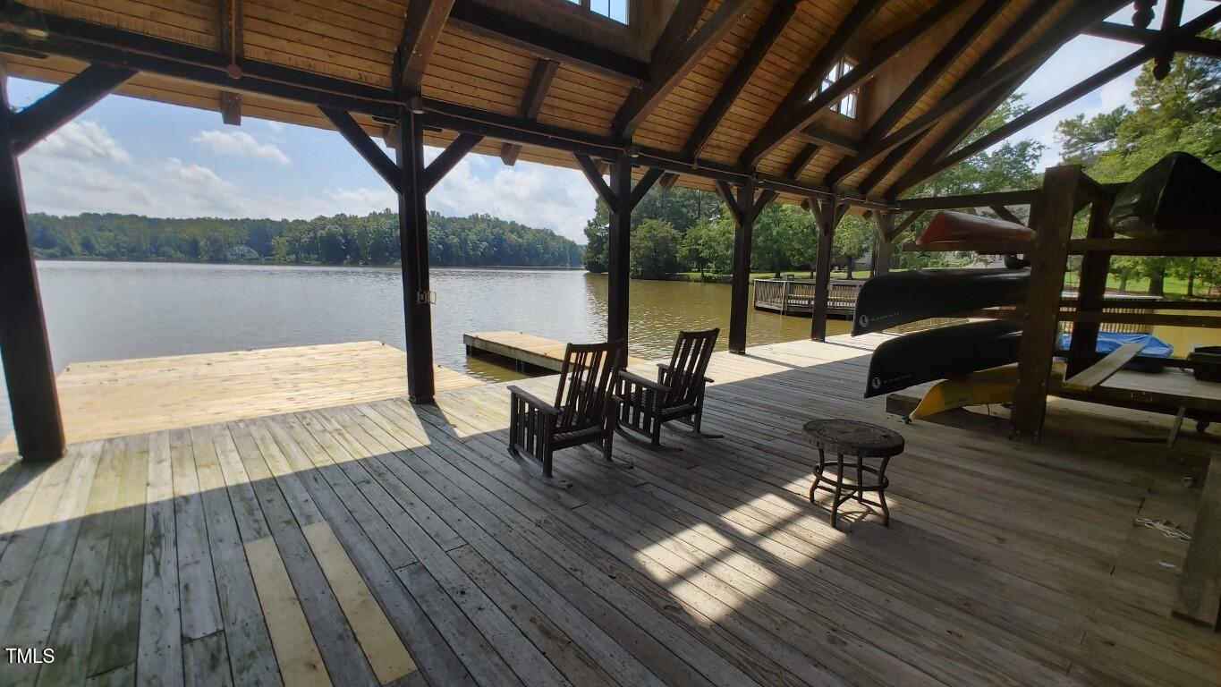 a view of outdoor space with seating space