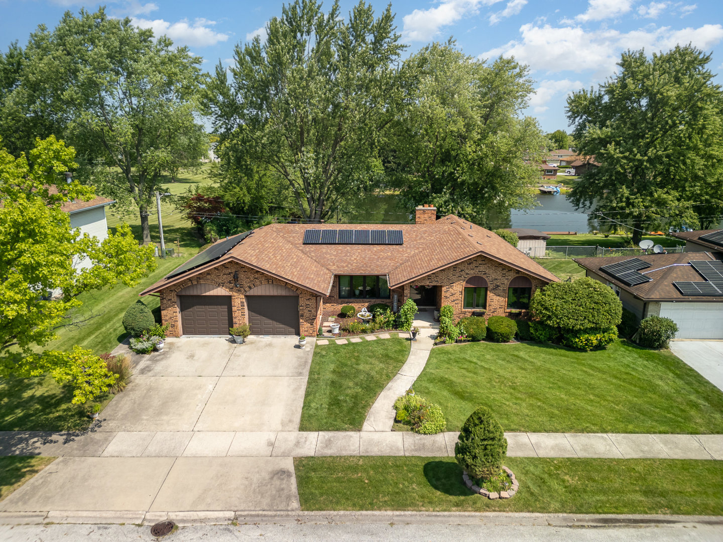 a house with a yard