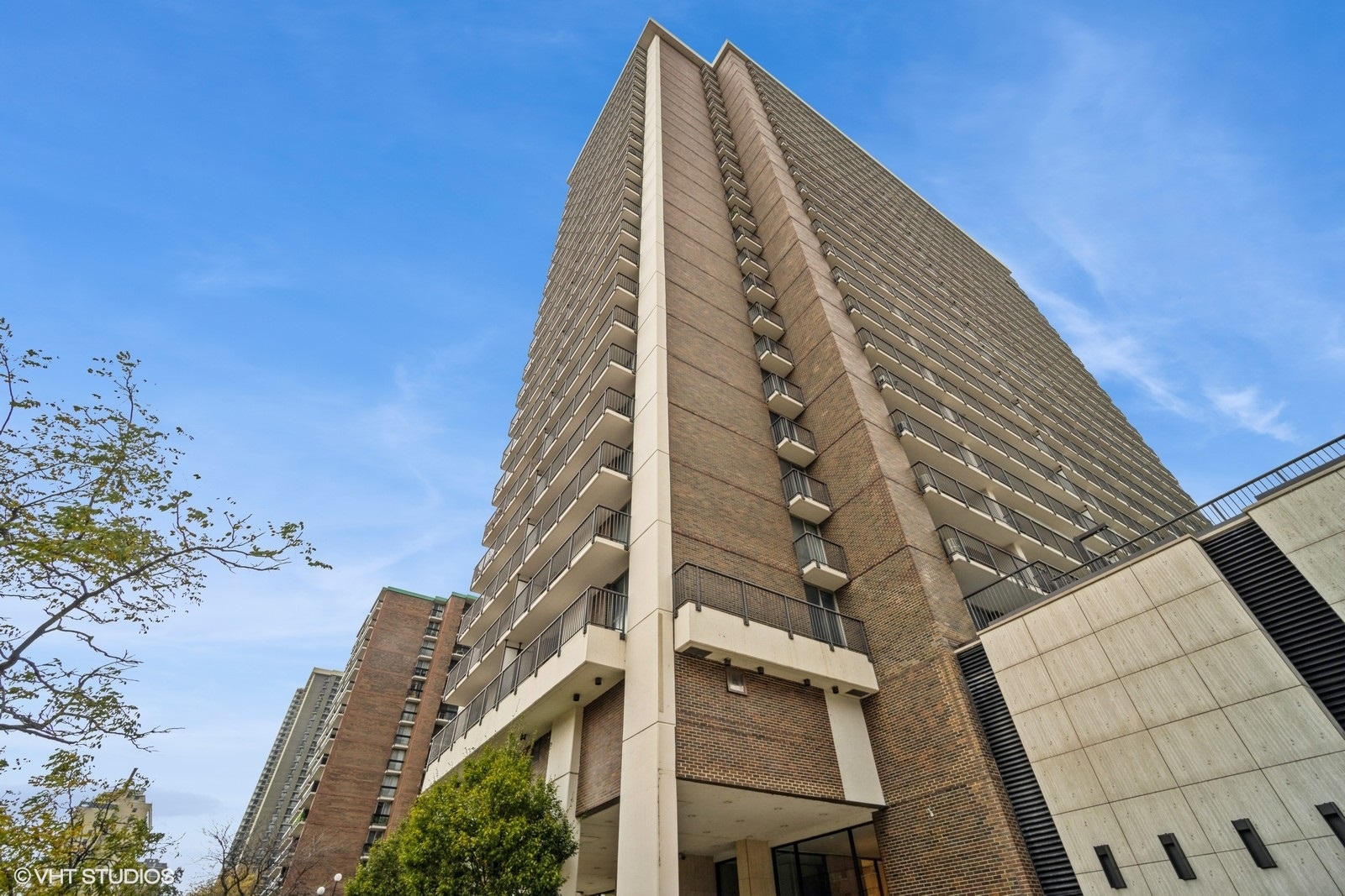 a view of a large building