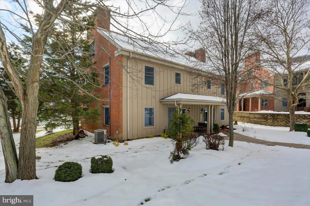 a view of a house with a patio