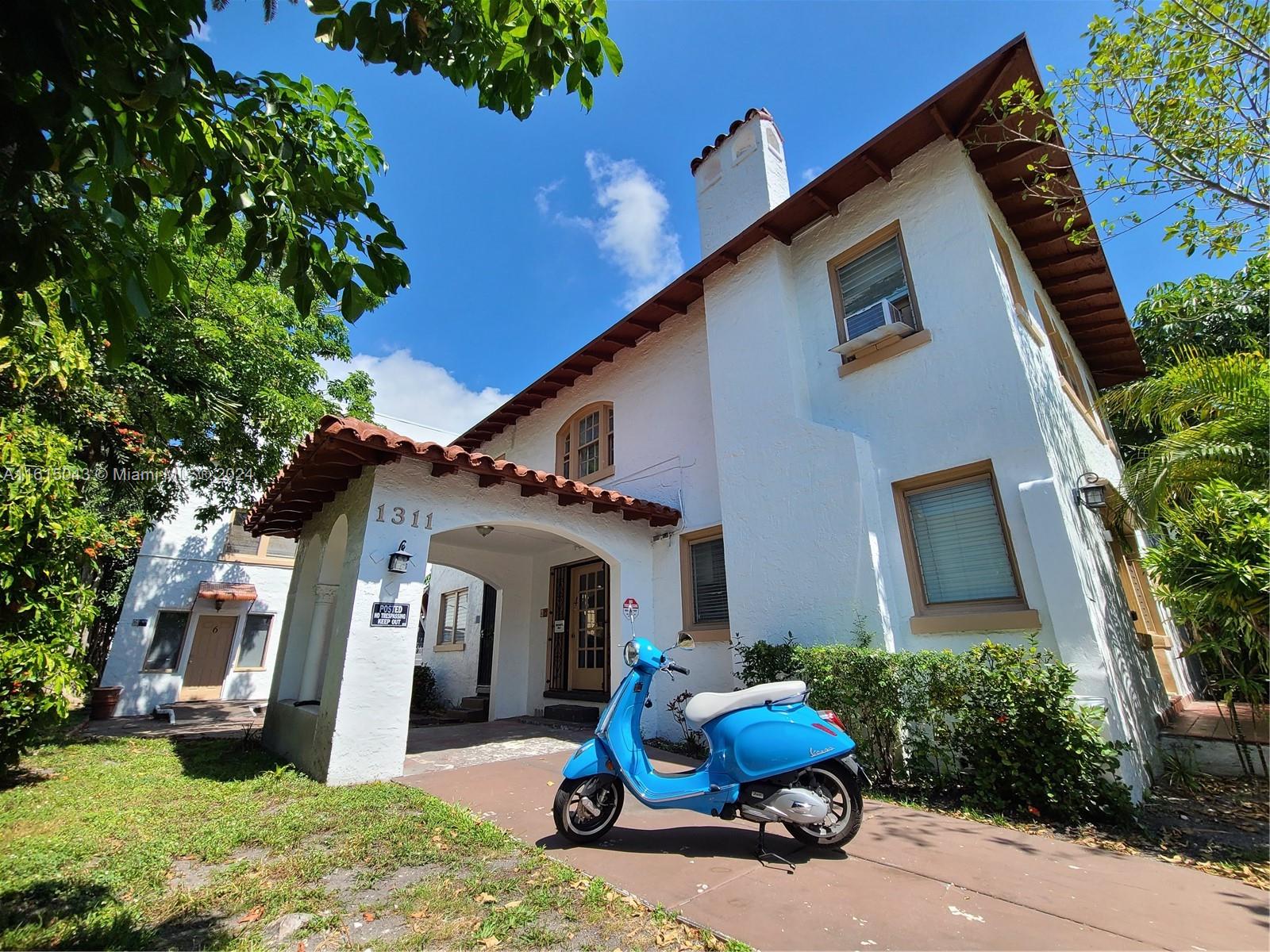 a car parked in front of house