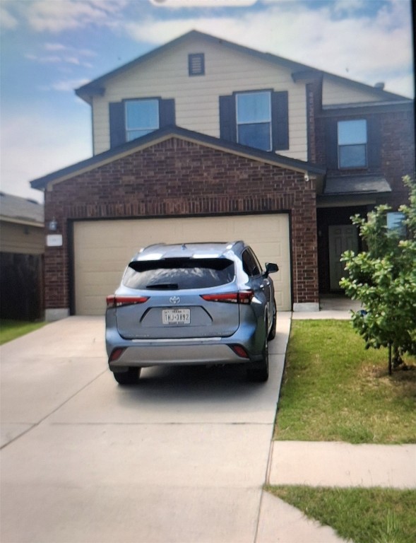 a car parked in front of house