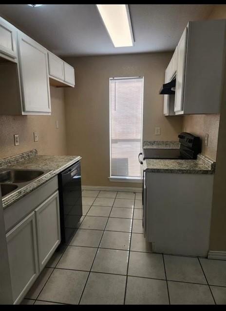 a kitchen with a sink a stove and cabinets