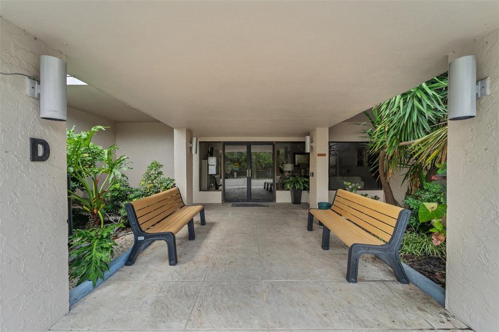 a outdoor living space with furniture and a garden