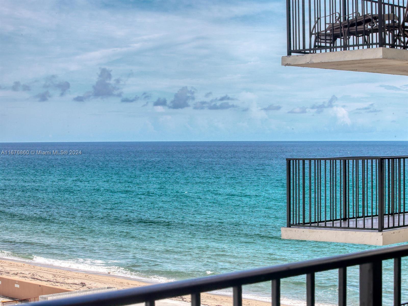 a view of a balcony