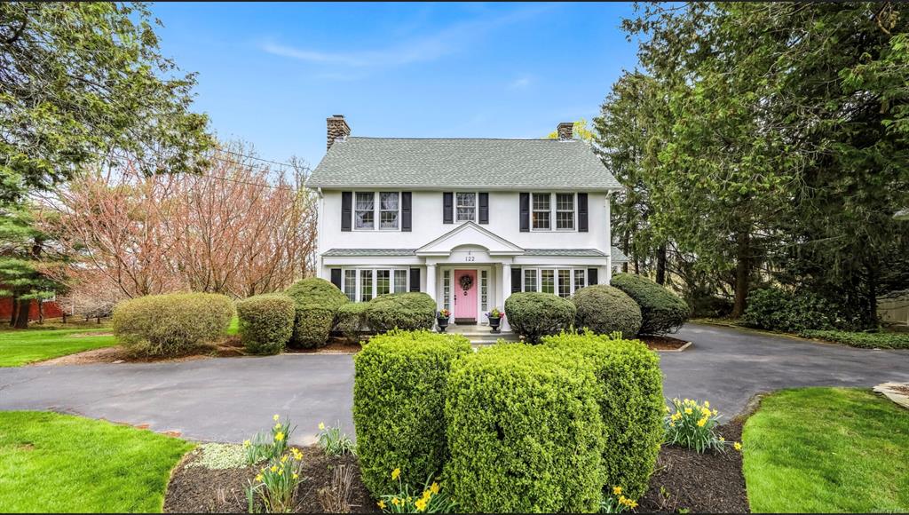 View of colonial inspired home