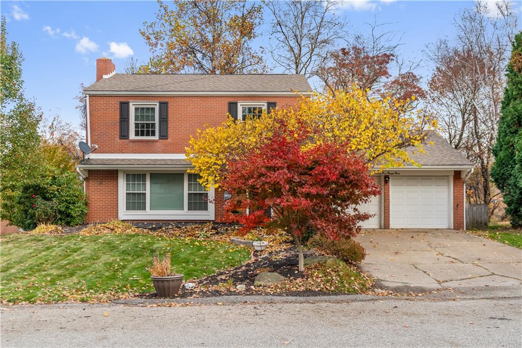 front view of house with a yard