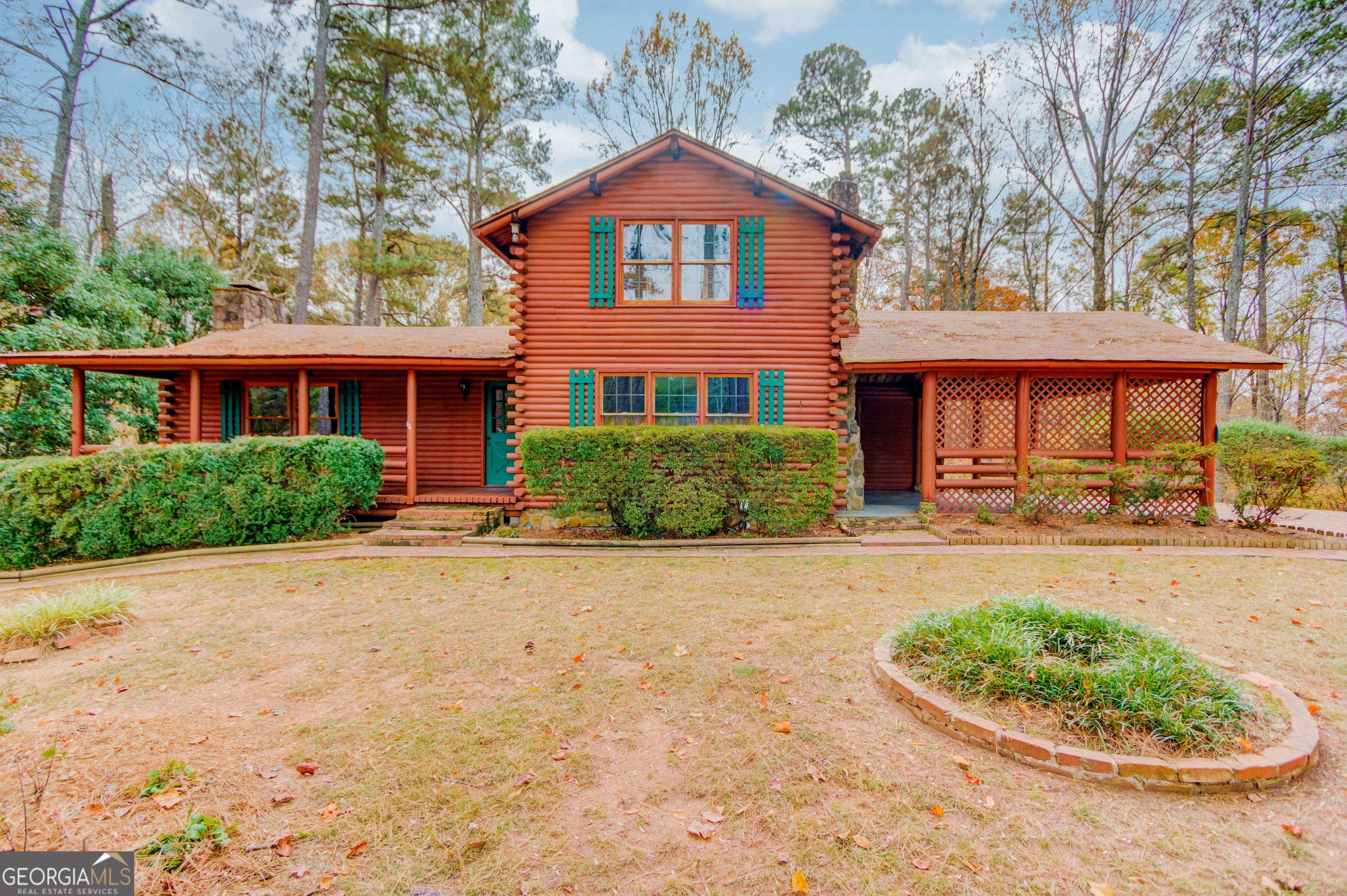 front view of a house with a porch