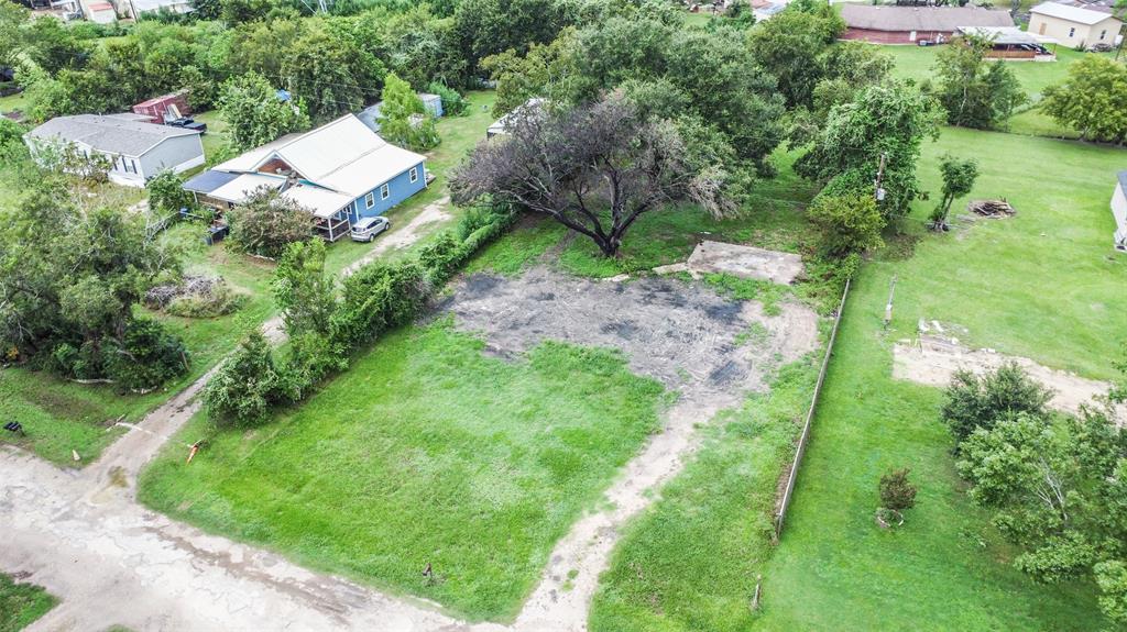 an aerial view of residential house with outdoor space