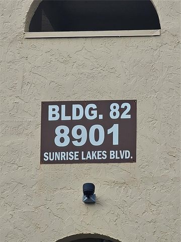 $115,000 | 8901 Sunrise Lakes Boulevard, Unit 111 | Sunrise Lakes