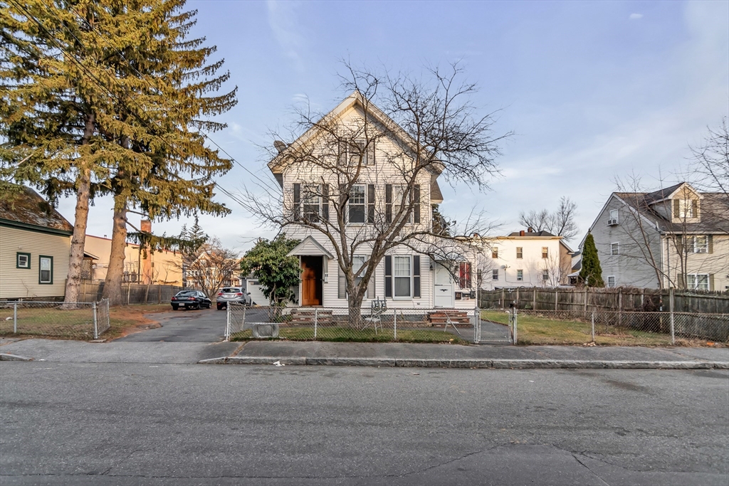 front view of house with a street