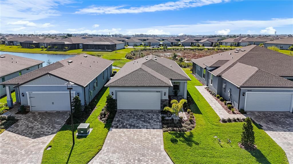 No home directly behind and a pond and water view from the lanai